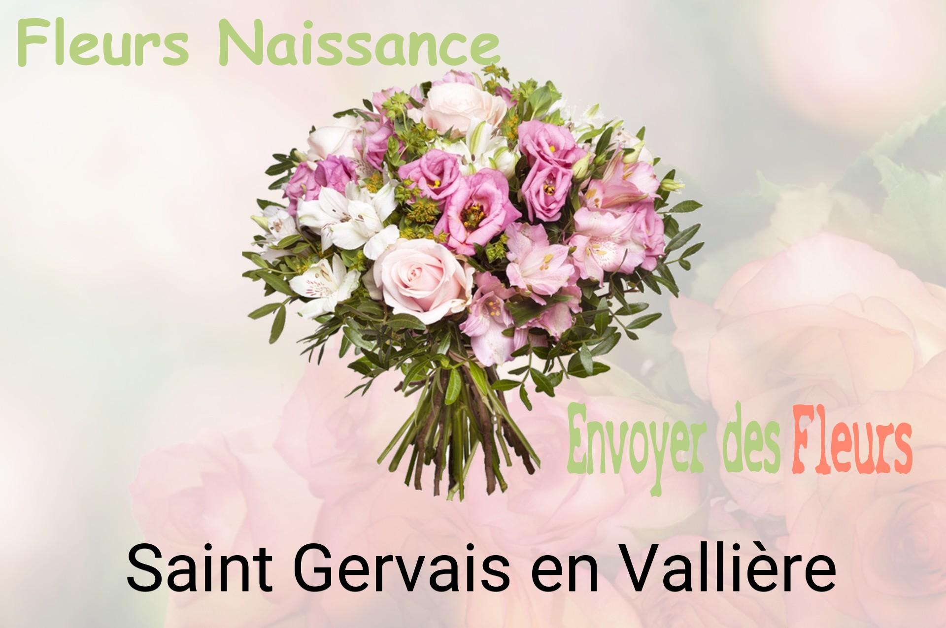 Bouquet de fleurs de naissance livré à Saint-Gervais-en-Vallière